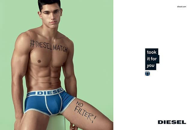 This is an advertisement from the new Diesel campaign. 